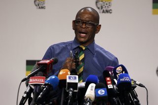 Ace Magashule doit encore être jugé pour corruption, fraude et blanchiment (image d'archives).